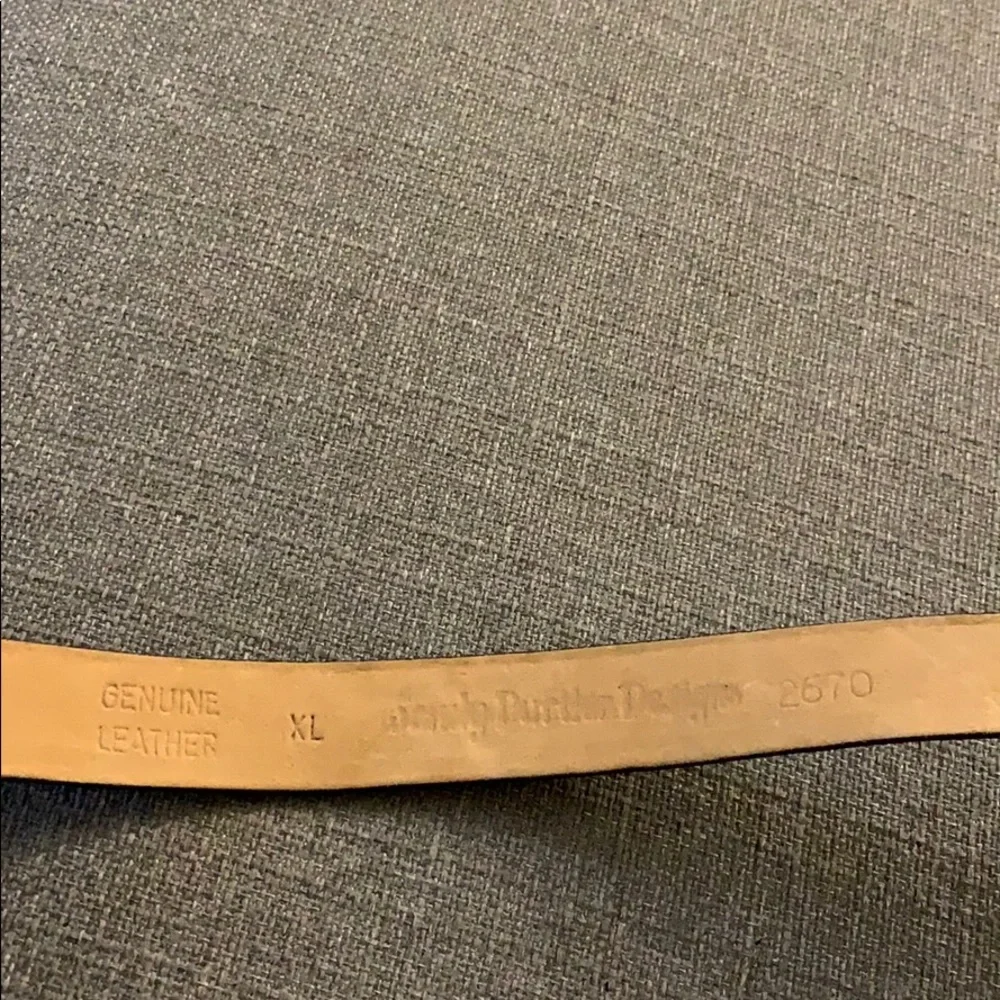 Leather belt
